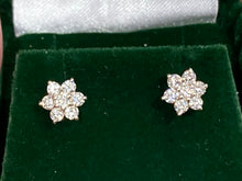 Load image into Gallery viewer, Diamond Gold Earrings