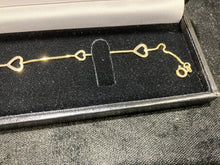 Load image into Gallery viewer, Gold Adjustable Heart Anklet