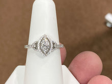 Load image into Gallery viewer, Marquise Shaped Diamond White Gold Ring