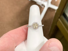 Load image into Gallery viewer, Natural Yellow Diamond White Gold Ring