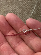 Load image into Gallery viewer, Pink Tourmaline And Diamond Pendant With Chain
