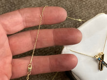Load image into Gallery viewer, Inlaid Opal Gold Pendant And Chain