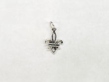 Load image into Gallery viewer, Fleur De Lis Silver Charm