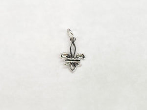Fleur De Lis Silver Charm