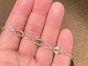White And Yellow Gold Bracelet