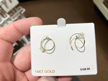 Load image into Gallery viewer, 14K Yellow Gold Wire Cuff Earrings