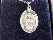 Load image into Gallery viewer, Saint Kateri Silver Pendant With 18 Inch Silver Curb Chain Religious