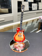 Load image into Gallery viewer, Large Cherry Burst Guitar Glass Figurine