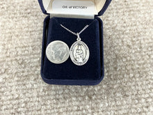 Load image into Gallery viewer, Our Lady of Victory Silver Pendant And Chain