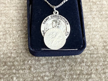 Load image into Gallery viewer, Saint Christopher United States Navy Pendant With Chain Religious