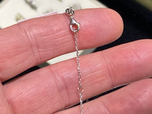 Load image into Gallery viewer, January Swarovski Zirconia Silver Pendant And Adjustable Chain