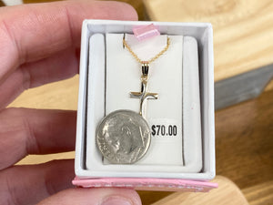 Gold Filled Children's Cross With Chain