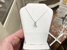 Load image into Gallery viewer, Cubic Zirconia Silver Adjustable Necklace