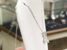 Load image into Gallery viewer, Cubic Zirconia Silver Adjustable Necklace