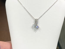Load image into Gallery viewer, Cubic Zirconia Silver Adjustable Necklace