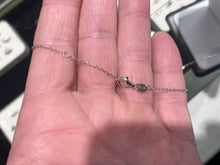 Load image into Gallery viewer, Red Swarovski Zirconia Silver Adjustable Necklace