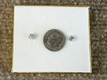 Load image into Gallery viewer, Half Carat Natural Diamond Earrings