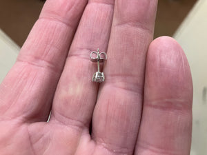 Half Carat Natural Diamond Earrings