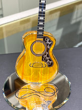Load image into Gallery viewer, Acoustic Guitar Glass Figurine