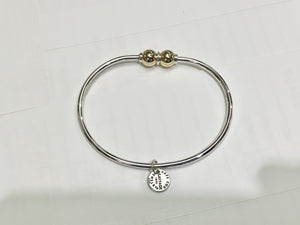Cape Cod Gold And Silver Double Bead Bracelet