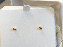 Load image into Gallery viewer, Gold Ball Earrings