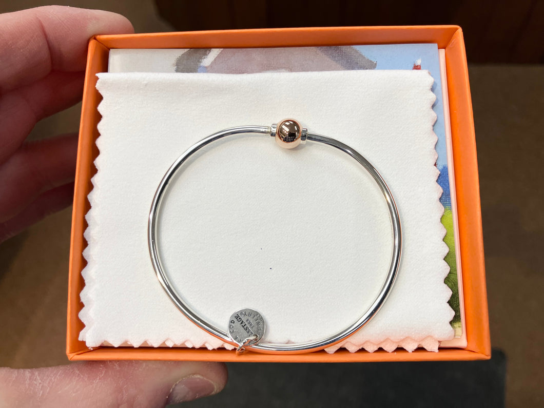 Cape Cod Rose Gold And Silver Bracelet
