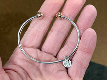 Load image into Gallery viewer, Cape Cod Silver And Rose Gold Cuff Bracelet