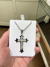 Load image into Gallery viewer, Stainless Steel Cross And Rope Chain