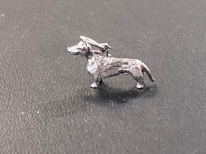Dachshund Silver Charm