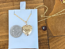 Load image into Gallery viewer, Gold Filled Heart Locket