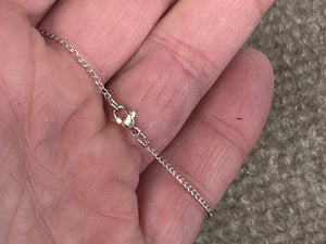 Miraculous Round Silver Pendant With Chain