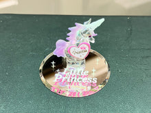 Load image into Gallery viewer, Little Princess Unicorn Glass Figurine