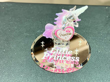 Load image into Gallery viewer, Little Princess Unicorn Glass Figurine