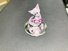 Load image into Gallery viewer, I Love Cats Glass Figurine