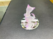 Load image into Gallery viewer, I Love Cats Glass Figurine