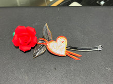 Load image into Gallery viewer, Red Rose Glass Figurine