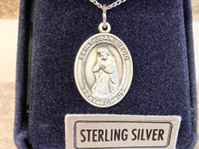Load image into Gallery viewer, Saint Juan Diego Silver Pendant