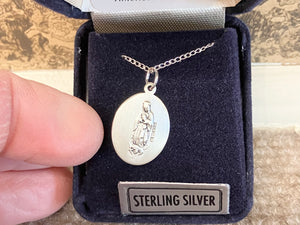 Saint Juan Diego Silver Pendant