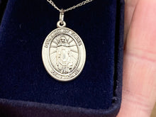 Load image into Gallery viewer, Our Lady Of Tears Silver Pendant And Chain