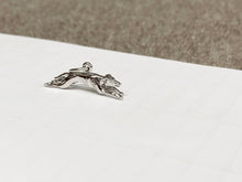Load image into Gallery viewer, Greyhound Silver Charm