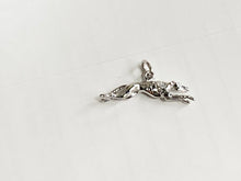 Load image into Gallery viewer, Greyhound Silver Charm