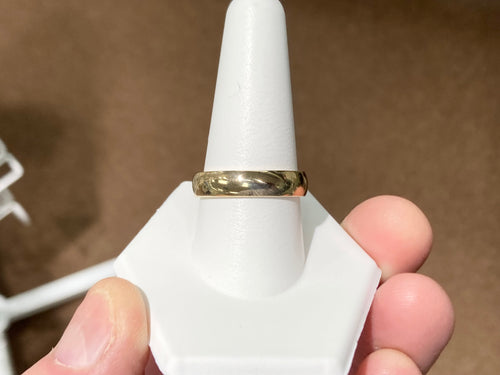 Gold Wedding Band 5 Millimeters Wide