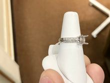 Load image into Gallery viewer, White Gold Diamond Ring Mounting 0.50 Carats