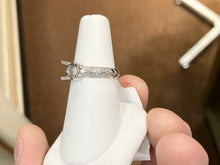Load image into Gallery viewer, White Gold Diamond Ring Mounting 0.50 Carats