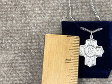 Load image into Gallery viewer, Irish Five Way Cross And Chain