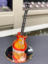 Load image into Gallery viewer, Cherry Burst Guitar Glass Figurine