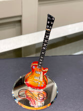 Load image into Gallery viewer, Cherry Burst Guitar Glass Figurine