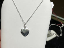 Load image into Gallery viewer, Sterling Silver Heart Pendant With Adjustable Chain