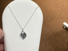Load image into Gallery viewer, Sterling Silver Heart Pendant With Adjustable Chain