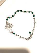 Load image into Gallery viewer, Irish Austrian Crystal Silver Plate Bracelet